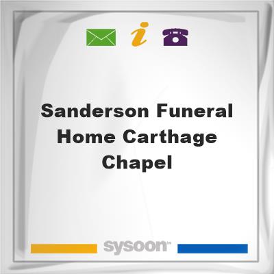 Sanderson Funeral Home Carthage Chapel, Sanderson Funeral Home Carthage Chapel
