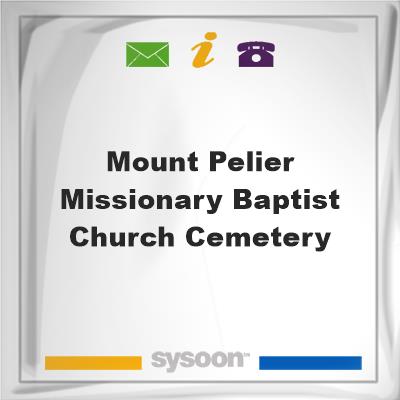 Mount Pelier Missionary Baptist Church CemeteryMount Pelier Missionary Baptist Church Cemetery on Sysoon