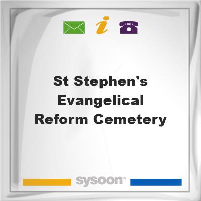 St. Stephen's Evangelical & Reform CemeterySt. Stephen's Evangelical & Reform Cemetery on Sysoon