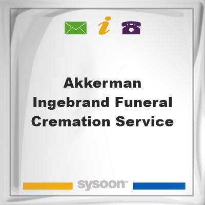 Akkerman-Ingebrand Funeral & Cremation Service, Akkerman-Ingebrand Funeral & Cremation Service
