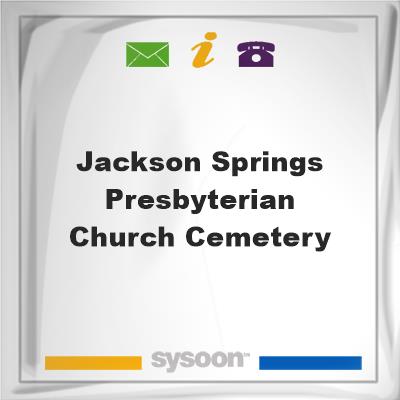 Jackson Springs Presbyterian Church Cemetery, Jackson Springs Presbyterian Church Cemetery