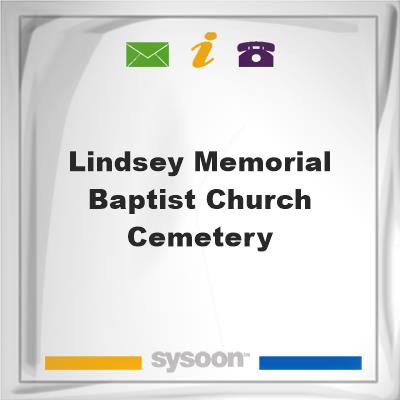 Lindsey Memorial Baptist Church Cemetery, Lindsey Memorial Baptist Church Cemetery