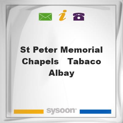 St. Peter Memorial Chapels - Tabaco, AlbaySt. Peter Memorial Chapels - Tabaco, Albay on Sysoon