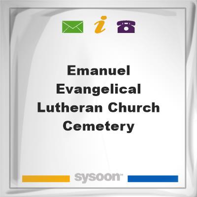 Emanuel Evangelical Lutheran Church Cemetery, Emanuel Evangelical Lutheran Church Cemetery