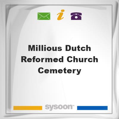 Millious Dutch Reformed Church Cemetery, Millious Dutch Reformed Church Cemetery