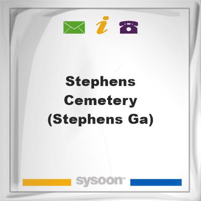 Stephens Cemetery (Stephens, GA), Stephens Cemetery (Stephens, GA)