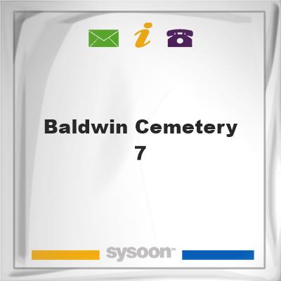 Baldwin Cemetery #7Baldwin Cemetery #7 on Sysoon