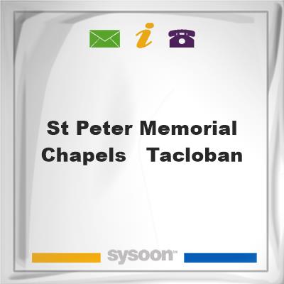 St. Peter Memorial Chapels - TaclobanSt. Peter Memorial Chapels - Tacloban on Sysoon