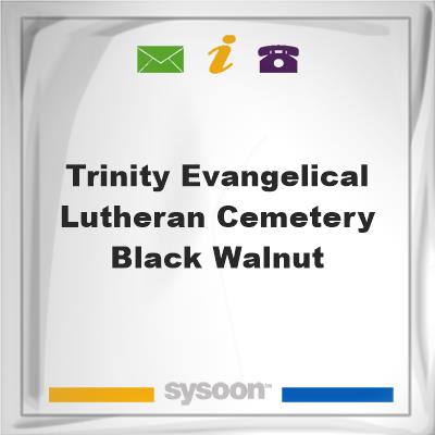 Trinity Evangelical Lutheran Cemetery Black WalnutTrinity Evangelical Lutheran Cemetery Black Walnut on Sysoon
