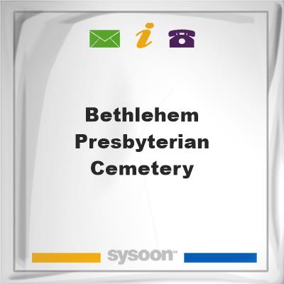 Bethlehem Presbyterian Cemetery, Bethlehem Presbyterian Cemetery