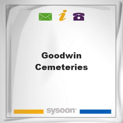 Goodwin Cemeteries, Goodwin Cemeteries