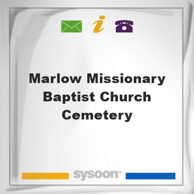 Marlow Missionary Baptist Church Cemetery, Marlow Missionary Baptist Church Cemetery