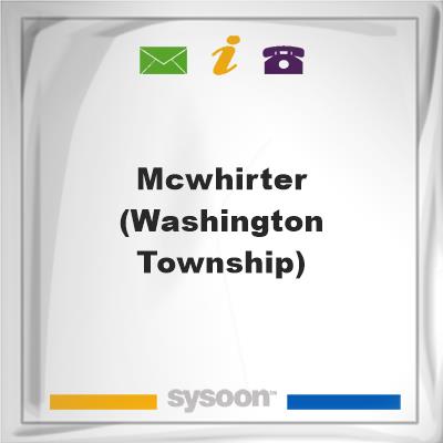 McWhirter (Washington Township)McWhirter (Washington Township) on Sysoon