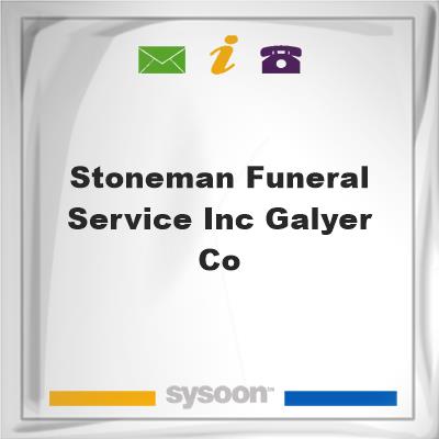 Stoneman Funeral Service inc. Galyer & CoStoneman Funeral Service inc. Galyer & Co on Sysoon