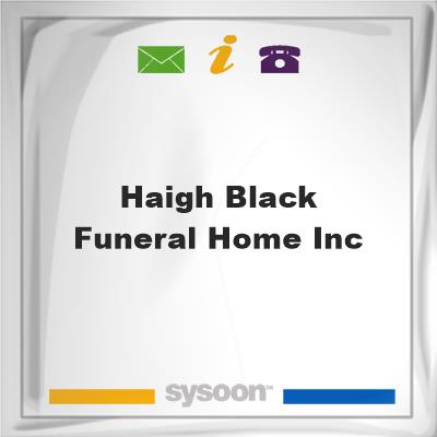 Haigh-Black Funeral Home Inc, Haigh-Black Funeral Home Inc