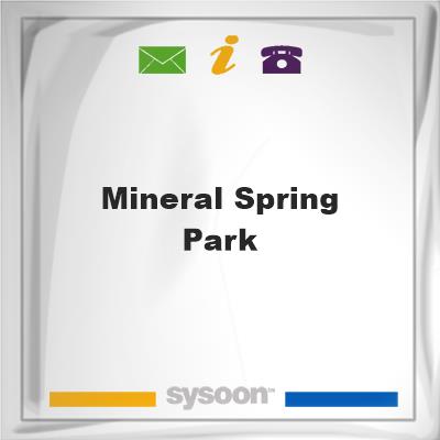 Mineral Spring Park, Mineral Spring Park