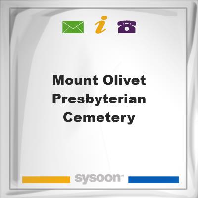 Mount Olivet Presbyterian Cemetery, Mount Olivet Presbyterian Cemetery