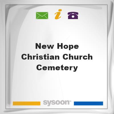 New Hope Christian Church CemeteryNew Hope Christian Church Cemetery on Sysoon