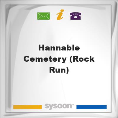 Hannable Cemetery (Rock Run), Hannable Cemetery (Rock Run)