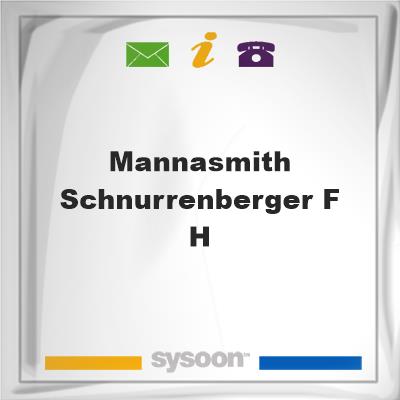 Mannasmith-Schnurrenberger F H, Mannasmith-Schnurrenberger F H