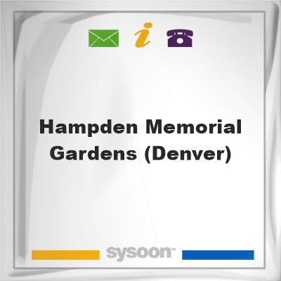 Hampden Memorial Gardens (Denver)Hampden Memorial Gardens (Denver) on Sysoon