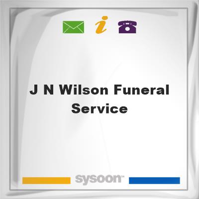 J N Wilson Funeral ServiceJ N Wilson Funeral Service on Sysoon