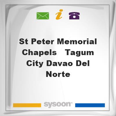 St. Peter Memorial Chapels - Tagum City, Davao del Norte, St. Peter Memorial Chapels - Tagum City, Davao del Norte