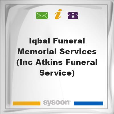 Iqbal Funeral & Memorial Services (inc Atkins Funeral Service)Iqbal Funeral & Memorial Services (inc Atkins Funeral Service) on Sysoon