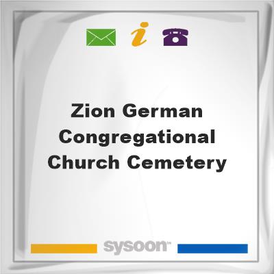 Zion German Congregational Church CemeteryZion German Congregational Church Cemetery on Sysoon