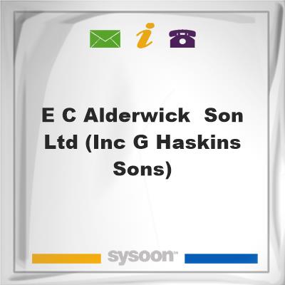 E C Alderwick & Son Ltd (inc G Haskins & Sons), E C Alderwick & Son Ltd (inc G Haskins & Sons)