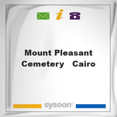Mount Pleasant Cemetery - Cairo, Mount Pleasant Cemetery - Cairo