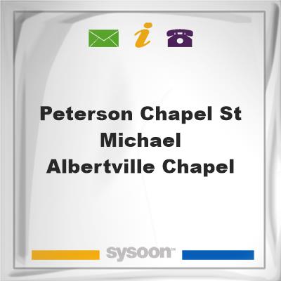 Peterson Chapel, St Michael - Albertville Chapel, Peterson Chapel, St Michael - Albertville Chapel
