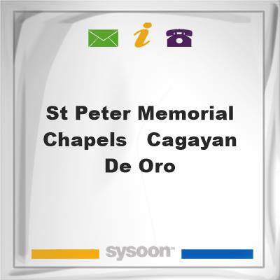 St. Peter Memorial Chapels - Cagayan De OroSt. Peter Memorial Chapels - Cagayan De Oro on Sysoon