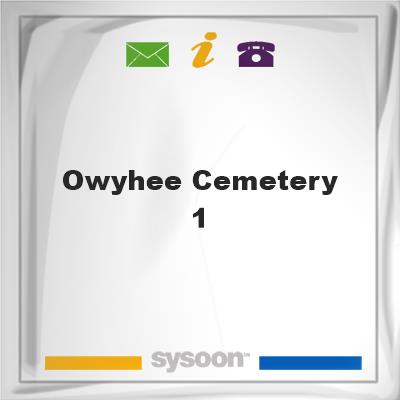 Owyhee Cemetery # 1, Owyhee Cemetery # 1