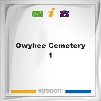 Owyhee Cemetery # 1Owyhee Cemetery # 1 on Sysoon