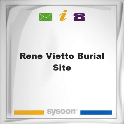 Rene Vietto Burial Site, Rene Vietto Burial Site
