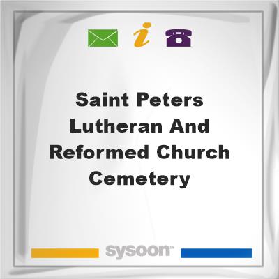 Saint Peters Lutheran and Reformed Church Cemetery, Saint Peters Lutheran and Reformed Church Cemetery
