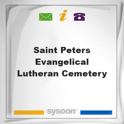 Saint Peters Evangelical Lutheran CemeterySaint Peters Evangelical Lutheran Cemetery on Sysoon
