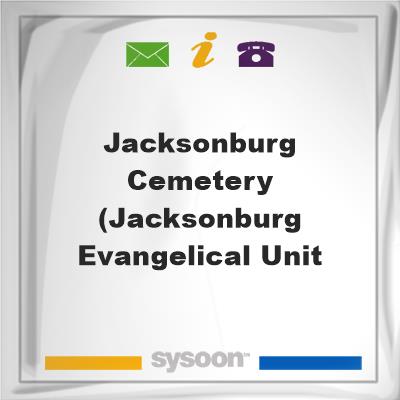 Jacksonburg Cemetery (Jacksonburg Evangelical Unit, Jacksonburg Cemetery (Jacksonburg Evangelical Unit