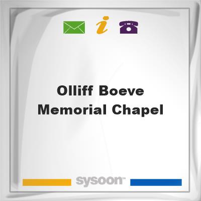Olliff-Boeve Memorial Chapel, Olliff-Boeve Memorial Chapel