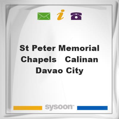 St. Peter Memorial Chapels - Calinan, Davao City, St. Peter Memorial Chapels - Calinan, Davao City
