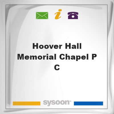 Hoover-Hall Memorial Chapel P CHoover-Hall Memorial Chapel P C on Sysoon