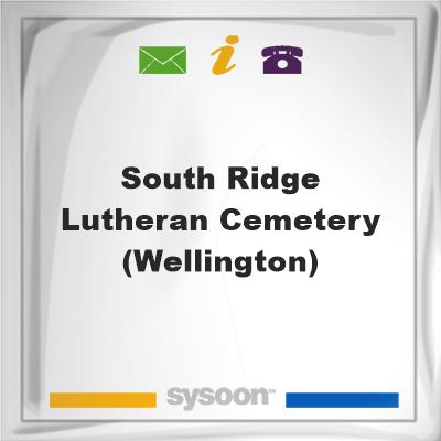 South Ridge Lutheran Cemetery (Wellington)South Ridge Lutheran Cemetery (Wellington) on Sysoon