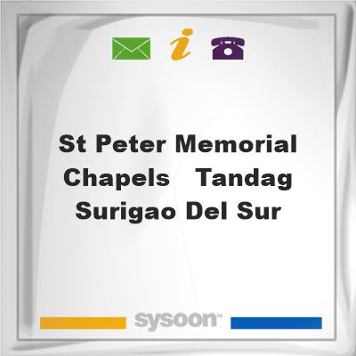 St. Peter Memorial Chapels - Tandag, Surigao del SurSt. Peter Memorial Chapels - Tandag, Surigao del Sur on Sysoon