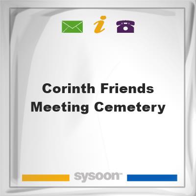 Corinth Friends Meeting Cemetery, Corinth Friends Meeting Cemetery