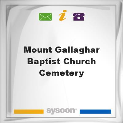 Mount Gallaghar Baptist Church Cemetery, Mount Gallaghar Baptist Church Cemetery