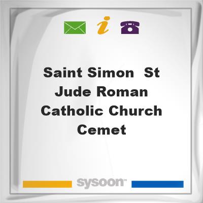 Saint Simon & St. Jude Roman Catholic Church Cemet, Saint Simon & St. Jude Roman Catholic Church Cemet