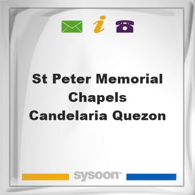 St. Peter Memorial Chapels - Candelaria, Quezon, St. Peter Memorial Chapels - Candelaria, Quezon