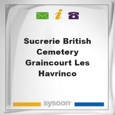 Sucrerie British Cemetery, Graincourt-Les-Havrinco, Sucrerie British Cemetery, Graincourt-Les-Havrinco