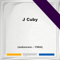 J Cuby on Sysoon